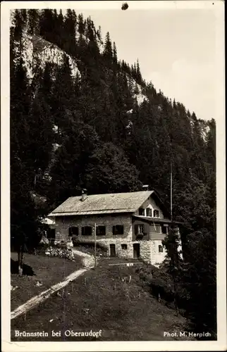 Ak Oberaudorf in Oberbayern, Brünnstein