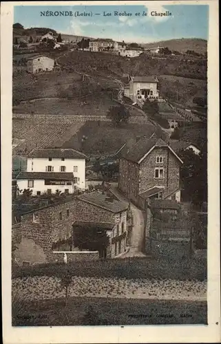 Ak Néronde Loire, Les Roches et la Chapelle