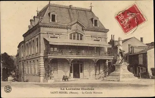 Ak Saint Mihiel Meuse, La Lorraine illustree, Le Cercle Militaire