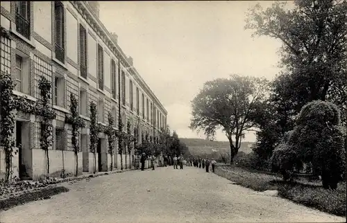 Ak Champagne sur Seine Seine et Marne, Départ pour le Travail