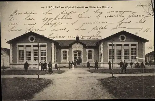 Ak Libourne Gironde, Hopital Sabatie, Medecine Militaire