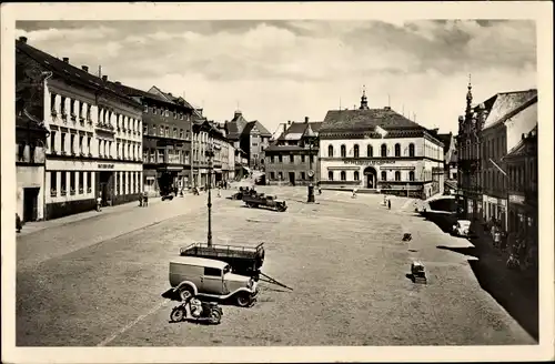 Ak Reichenbach im Vogtland, Markt