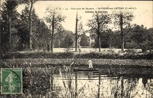 Ak Savigne sur Lathan Indre et Loire, Chateau du Beaulieu