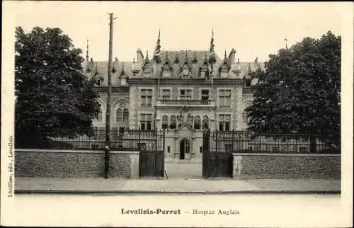 Ak Levallois Perret Hauts de Seine, Hospice Anglais