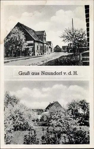 Ak Naundorf vor der Haide Südliches Anhalt, Gasthof Erholung