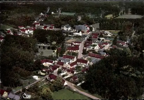 Ak Saint Piat Eure et Loir, Vue generale, Flugbild