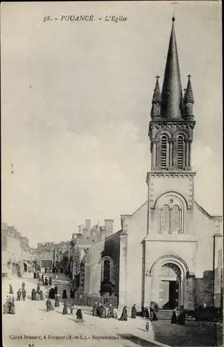 Ak Pouancé Maine et Loire, L'Eglise