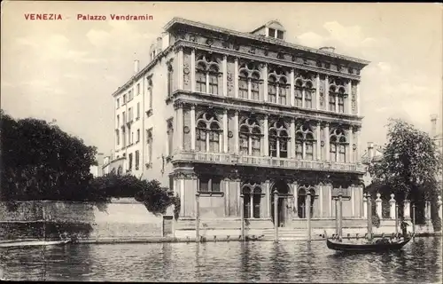 Ak Venezia Venedig Veneto, Palazzo Vendramin