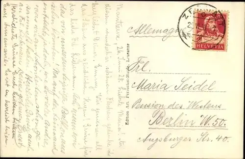 Ak Montreux Kt. Waadt Schweiz, Ile de Salagnon et les Alpes de Savoie