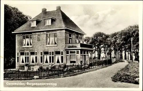 Ak Genemuiden Overijssel, Burgemeesterwoning