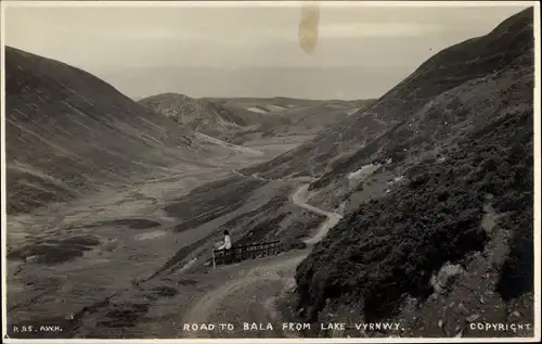 Ak Bala Wales, Road to Bala from Lake Vyrnwy