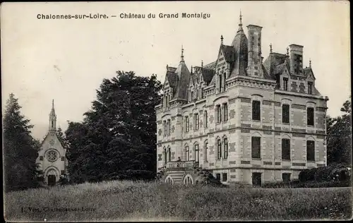 Ak Chalonnes Maine et Loire, Château du Grand Montaigu