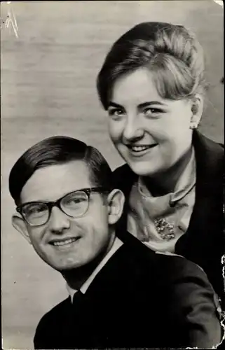 Ak Prinzessin Margriet von Niederlanden und Pieter van Vollenhoven, Portrait