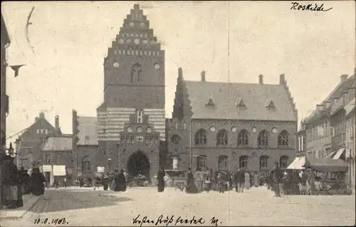 Ak Roskilde Dänemark, Stadtpartie