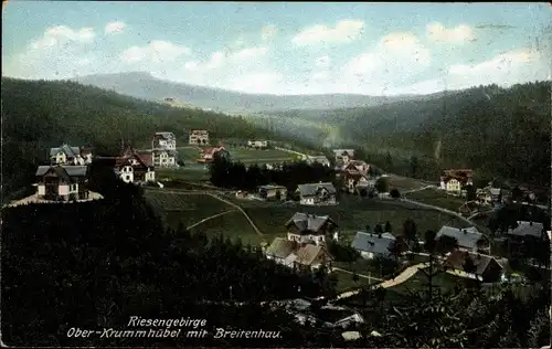 Ak Karpacz Krummhübel Riesengebirge Schlesien, Breitenhau