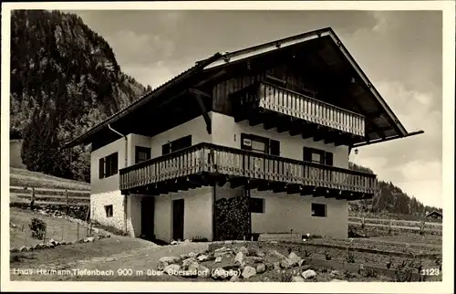 Ak Tiefenbach Oberstdorf im Oberallgäu, Haus Hermann