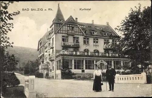 Ak Bad Salzig Boppard am Rhein, Kurhotel