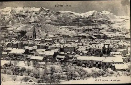 Ak Gap Hautes Alpes, Sous la neige