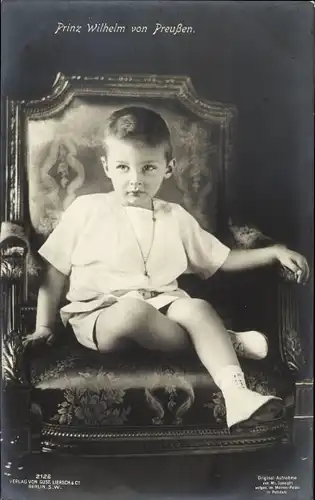 Ak Prinz Wilhelm von Preußen, Gustav Liersch 2126