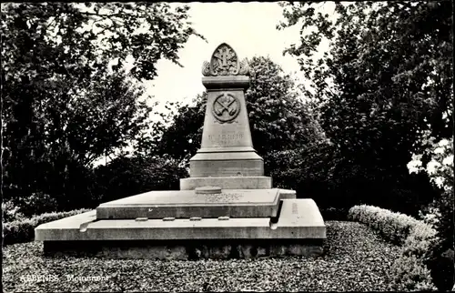 Ak Abbenes Nordholland Niederlande, Monument