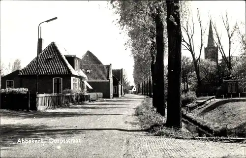 Ak Abbekerk Nordholland Niederlande, Dorpsstraat