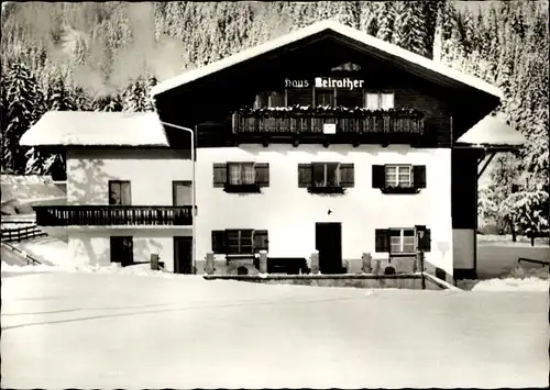 Ak Holz Wängle in Tirol, Pension Haus Weirather