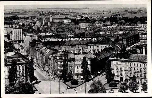 Ak Hradec Králové Königgrätz Stadt, Teilansicht der Stadt