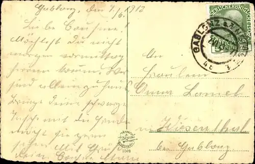 Ak Jablonec nad Nisou Gablonz an der Neiße Region Reichenberg, Stadttheater