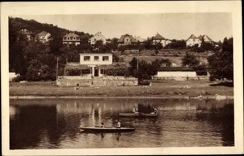 Ak Kadaň Kaaden Region Aussig, Koupaliste, Ruderpartie