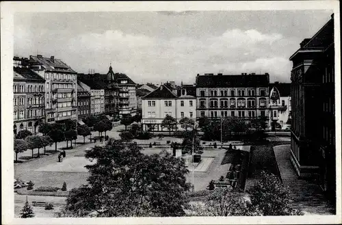 Ak Plzeň Pilsen Stadt, Platz, Namesti