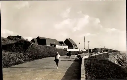 Ak Wenningstedt Braderup auf Sylt, Promenade