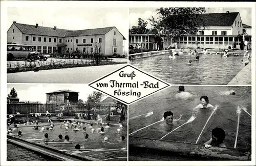 Ak Bad Füssing in Bayern, Thermalbad, Schwimmbecken, Wassergymnastik