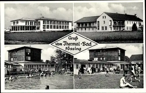 Ak Bad Füssing in Bayern, Thermalbad, Schwimmbecken