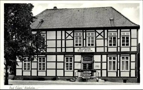 Ak Bad Essen in Niedersachsen, Kurheim, Fachwerkhaus