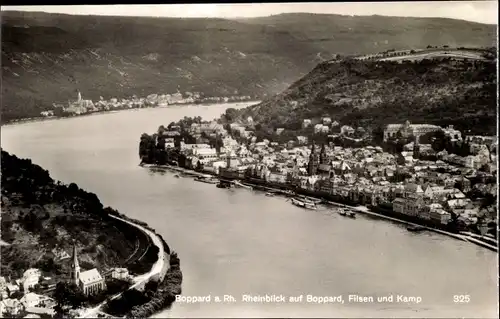 Ak Boppard am Rhein, Rhein, Boppard, Filsen, Kamp