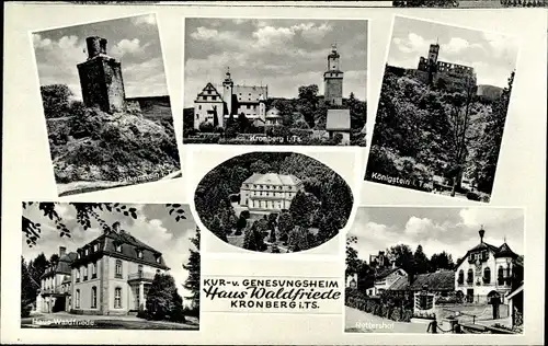 Ak Kronberg im Taunus, Genesungsheim Haus Waldfriede, Falkenstein