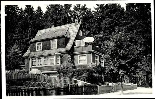 Ak Braunlage im Oberharz, Haus Waldeck, Waldweg 8