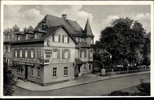 Ak Bad Soden am Taunus Hessen, Hotel Weigand, Königsteinerstraße 34