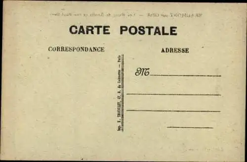 Ak Beaumont sur Oise Val d´Oise, Les Rues de Senlis, Rue Paul Bert