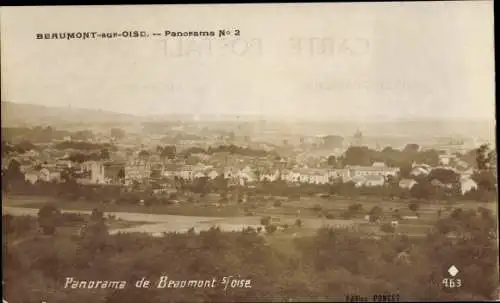Ak Beaumont sur Oise Val d´Oise, Panorama