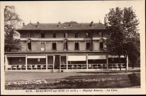 Ak Beaumont sur Oise Val d´Oise, Hopital Annexe, La Cure