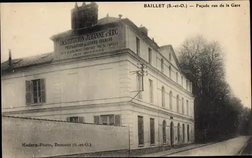 Ak Baillet Val d'Oise, Institution Jeanne d'Arc