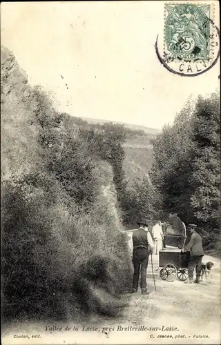 Ak Bretteville sur Laise Calvados, Vallee de la Laise