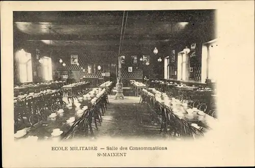 Ak St. Maixent Deux-Sèvres, Ecole Militaire, Salle des Consommations