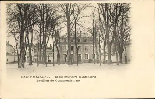 Ak St. Maixent Deux-Sèvres, Ecole Militaire d'Infanterie, Pavillon du Commandement