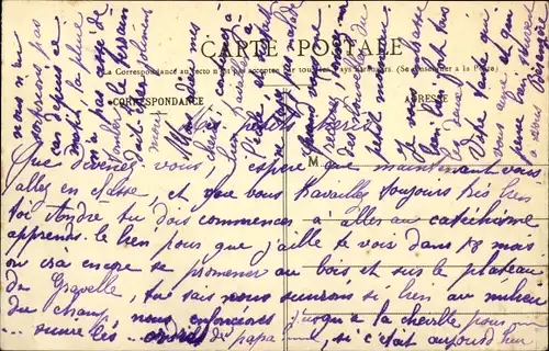 Ak Thouarsais Deux Sèvres, Kutsche, Stures Pferd