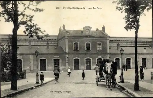 Ak Thouars Deux Sèvres, La Gare