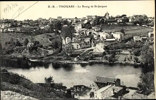 Ak Thouars Deux Sèvres, Le Bourg de Saint Jacques