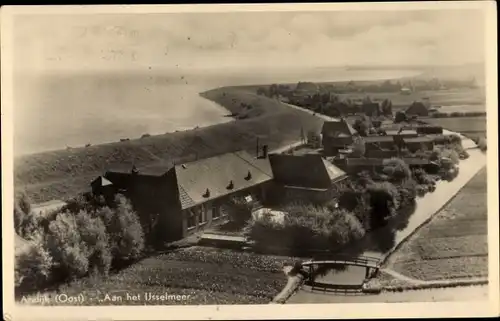 Ak Andijk Medemblik Nordholland Niederlande, Aan het Ijsselmeer