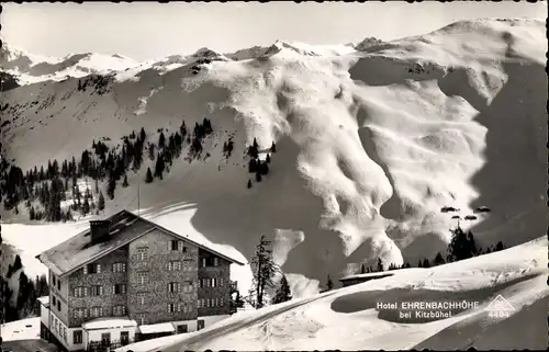 Ak Hahnenkamm Kitzbühel in Tirol, Hotel Ehrenbachhöhe